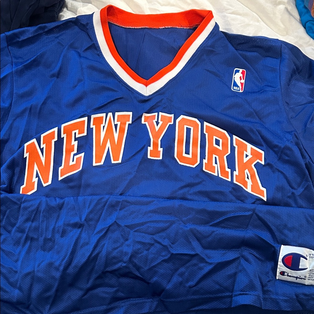 Champion New York Blue and Orange Jersey